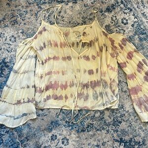 Blue Life Open Shoulder Top